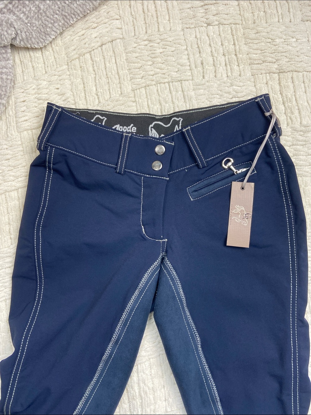 NWT Goode Rider Breeches Pro Rider Equestrian Pant 26 Regular Navy Jodphur - Picture 3 of 15